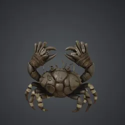Scavenger Crab Figurine