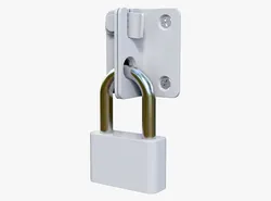 Latch Structure Hasp for a High‑Security Padlock - Free 3D Model | STLFinder