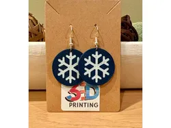 snowflake earring