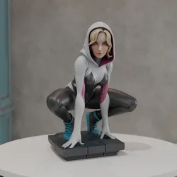 Spider Woman Gwen Stacy 3D Print Model in Woman 601460