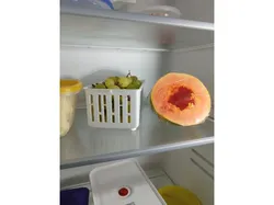 Stackable Fridge Basket with Ventilation Slots