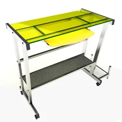 Steel Computer Table
