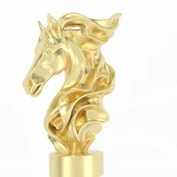 stylized horse statue