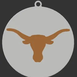 Texas Longhorns - Christmas Ornament