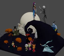 The Nightmare Before Christmas 3D Print Model in Figurines 602011
