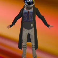 Travis Scott as Astro Jack 3D STL | Astroworld Levitating Pose, Hip Hop Icon Figure