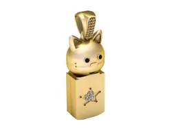 3D Printable Cat-Inspired Pendant 3D Print Model in Pendants 602399