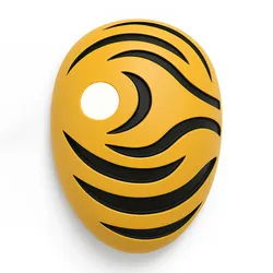 Poly Mickey Stl File Obito Tobi Uchiha Orange Swirl Mask Naruto Shippuden Akatsuki Sharingan ...