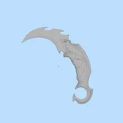 756 CCL Valorant cosplay props: Shadow Claw Knife printed prop model