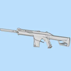762 CCL Valorant cosplay props, Purple Gold Phantom, printed prop model
