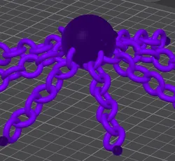 Articulated Flexy Octopus (Print-in-Place) - 3D Toy with 8 Tentacles