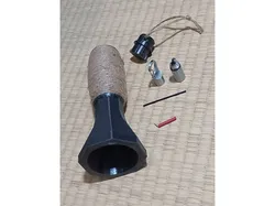 Bear Scare Octagonal Trumpet Cracker Hand Gun (Supportless 3D Printable)