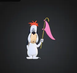 Droopy w/ Flag