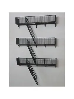 Fire Escape Staircase – 1:50 Architectural Scale Model