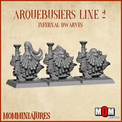 Infernal Dwarves Arquebusiers Line 2 (Infernal Dwarves)