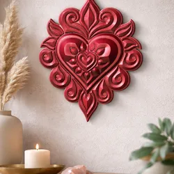 Mandala Heart : Decorative Heart. Valentine's Day / Anniversary / Mother's Day gift.