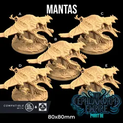 Manta | PRESUPPORTED | The Cephlamorph Empire Pt. 3