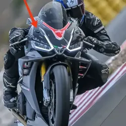 Mirror hole cover for Aprilia RSV4 circuit