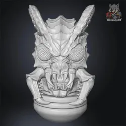 Mutant Head 8 with link - Grimdark