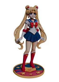 Sailor Moon 3D Print Model in Figurines 602493
