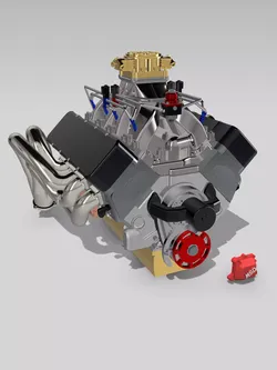 SBC Small Block Chev Drag Street 3 versions NA NOS Injected