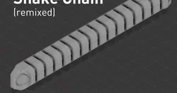 Snake Keychain (remixed)