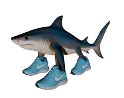 Tralalero Tralala 3D Print Model in Memorabilia 603372