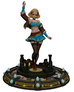 Zelda 3D Print Model in Memorabilia 604467