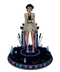 Zoey - K Pop Demon Hunters 3D Print Model in Figurines 603944