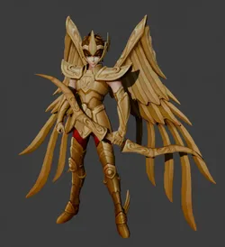 Aiolos de Sagitario - Saint Seiya 3D Print Model in Memorabilia 605926