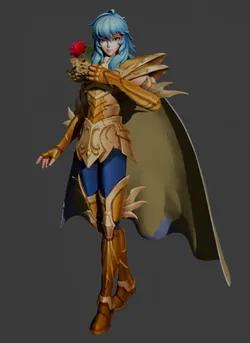 Aphrodite de Piscis - Saint Seiya 3D Print Model in Memorabilia 606201