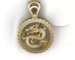 Chinese Dragon Pendant