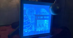 Christmas Shadow Box Display