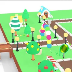 CITY TOWN ROAD TREE HOUSE Playground School Furniture GARDEN