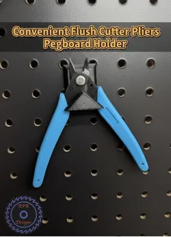 Convenient Flush Cutter Pliers Pegboard Holder