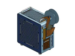 CoolerMaster Qube540 PC case accessory - filament dryer/heat recycler