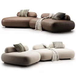 Curved Modern Outdoor Sofa Eichholtz