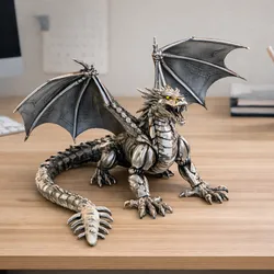 Dark Silver Dragon