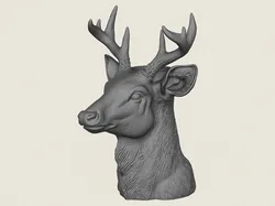 Deer Head Vase 3D Print Model in Decor 605613