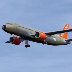 EasyJet A320 Unpainted