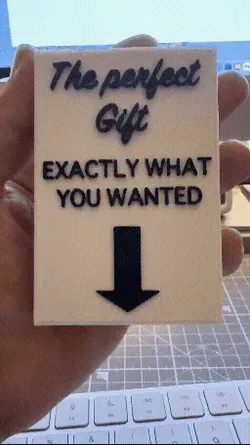 El regalo perfecto Para aquellos que lo tienen todo - Modelo de impresión 3D gratuito