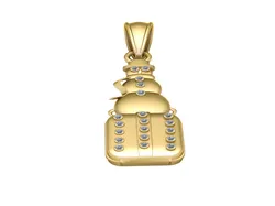 Frosty Luxe Snowman Pendant 3d printable model 3D Print Model in Pendants 605598
