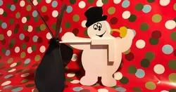 Frosty the Snowman Wind Spinner
