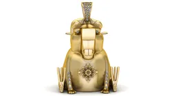 Golden Beaver Pendant 3D Print Model in Bracelets 605843