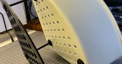 Hex tray for Ikea Tisken corner basket.