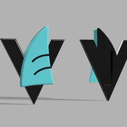 Human Vox Pin inspired from Hazbin Hotel season 2