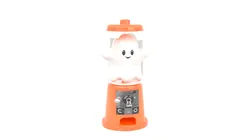 Intricate Ghost-shaped Halloween Candy Dispenser with Lever and Treat Chute