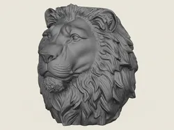 Lion Head Vase 3D Print Model in Decor 605620