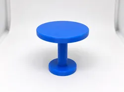 Mesa Redonda Minimalista – Prop de Terreno a Escala 28mm - Modelo de impresión 3D gratuito