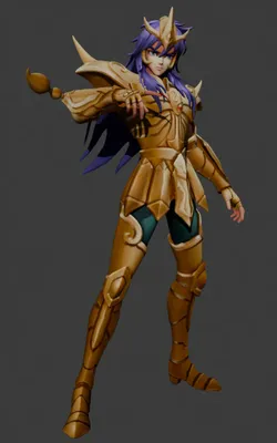 Milo de Escorpio - Saint Seiya 3D Print Model in Memorabilia 605901